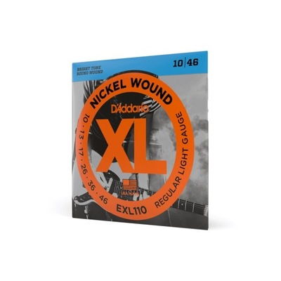 D'Addario EXL110 struny gitary elektrycznej 10-46