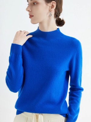 100% Pure Wool Half-neck Pullover Autumn /Winter C