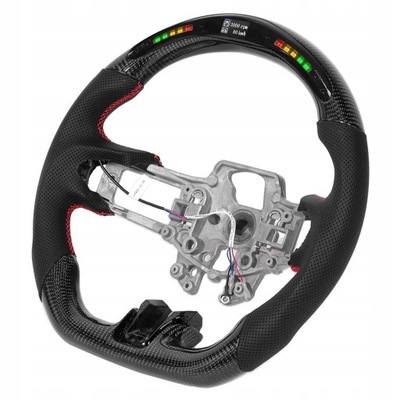STEERING WHEEL FROM FIBERS CARBON LED SHIFT LIGHTS  