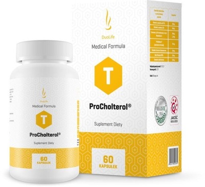 DUOLIFE - PROCHOLTEROL (60KAPS.) PRACA SERCA POZIOM CHOLESTEROLU