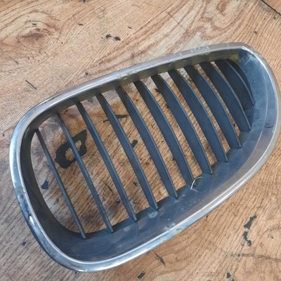 Решётка радиатора решётка радиатора решётка радиатора левая bmw 5 e60 e61 7065701 фото №1