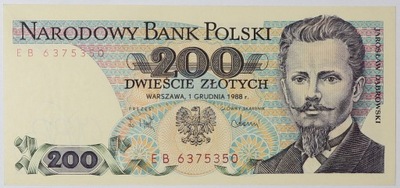 Banknot 200 zł 1988 rok - Seria EB
