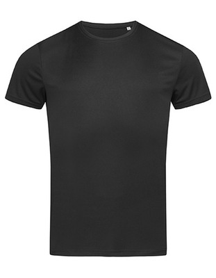 KOSZULKA MĘSKA SPORTOWA STEDMAN MĘSKA T-SHIRT SPORT-T BLACK OPAL S