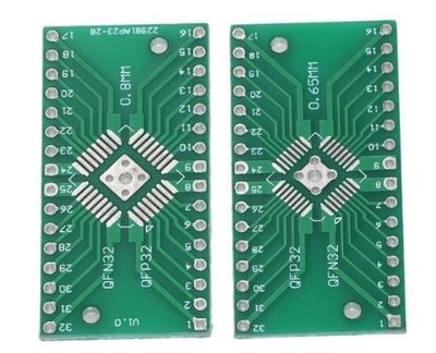 Adapter PCB QFN32/QFP32 na DIP32