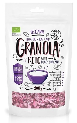 Keto granola z porzeczką BIO 200 g (DIET FOOD) Diet Food