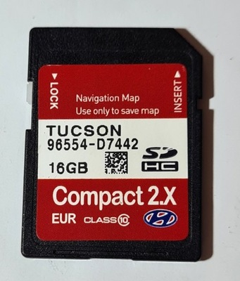 96554-D7442 MAPAS GPS MAPA SD HYUNDAI TUCSON 3  