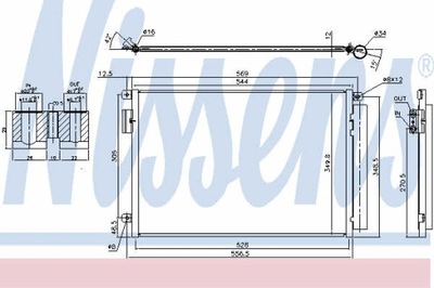 AUŠINTUVAS KONDICIONAVIMO NISSENS 940693 