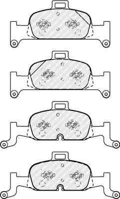 Тормозные колодки тормозные перед ferodo fdb4616 фото №1