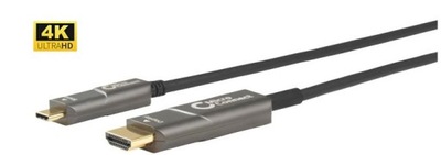 MicroConnect światłowód premium USB-C - H