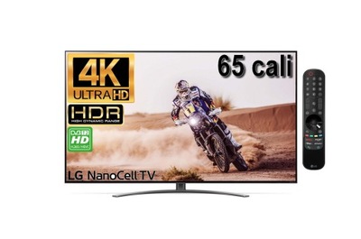 Smart TV 65" LG 65NANO913PA 4K HDR Asystent głosowy Magic 120Hz NanoCell