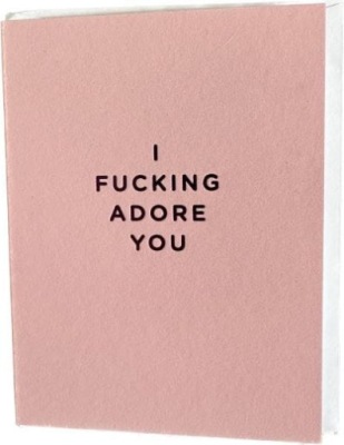 Lagomdesign- Kartka I Fucking Adore You