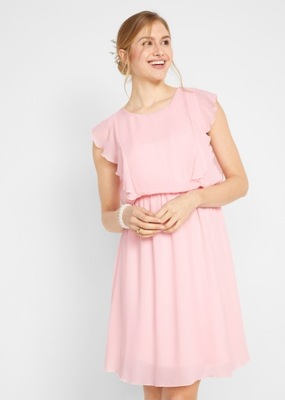 B.P.C sukienka ciążowa dżersejowa różowa 36/38.