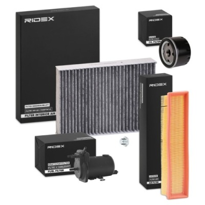 Набір фільтрів ridex 4055f13124 до renault clio 2 bb0/1/2, cb0/1/2 фото №1