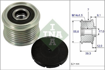 RUEDA POLEA ALTERNADOR SUZUKI GRAND VITARA 1,9DDIS 535026010  