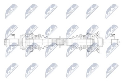 ПОЛУОСЬ ПРИВОДНАЯ BMW 5 F10/F11 525D /TYLNA,LEWA/