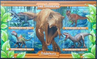 Dinozaury drapieżne Mali 2020 ark. #ML20-17