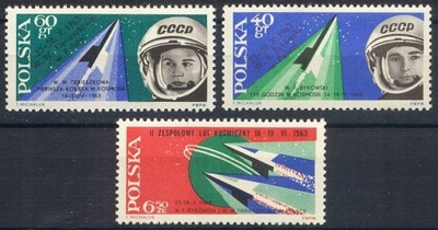 Fi 1286-88 ** 1963 Wizyta radzieckich kosmonautów