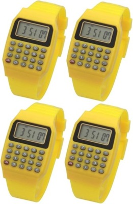 4 Zegarek Kalkulacyjny Zegarki Dziecięce Dla Chłopców w Wieku 8-10 Lat