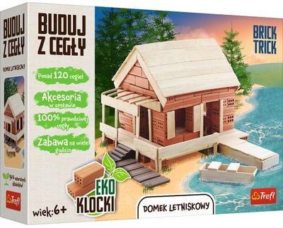 TREFL Buduj z cegły DOMEK LETNISKOWY Brick Trick