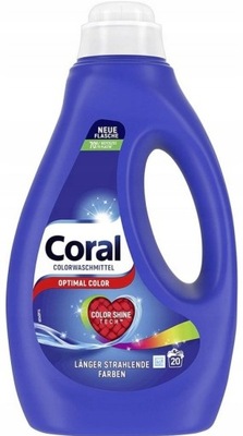 Żel do prania CORAL OPTIMA COLOR 1L