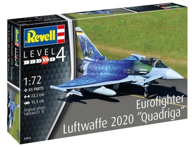Revell Samolot EUROFIGTER 2020 QUADRIGA 03843