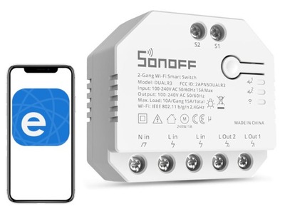 Inteligentny przełącznik SONOFF Dual R3