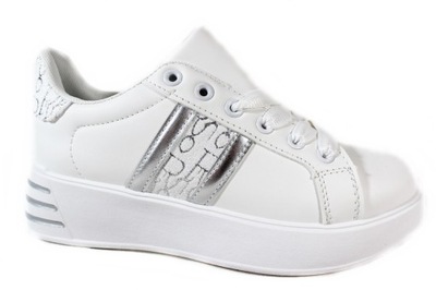 Sneakersy HL22312 R.39 Białe