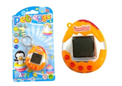 TAMAGOTCHI W JAJKU ZWIERZĄTKO POMARAŃCZOWE