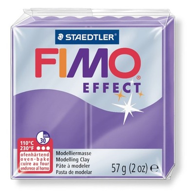 Staedtler FIMO Effect 57g (8020-604) przezroczysty fioletowy - 1 szt