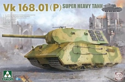 TAKOM 2158 VK 168.01 (P) SUPER HEAVY TANK 1/35