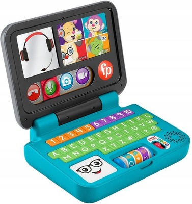 PIERWSZY LAPTOP MALUCHA FISHER-PRICE J. NIEMIECKI