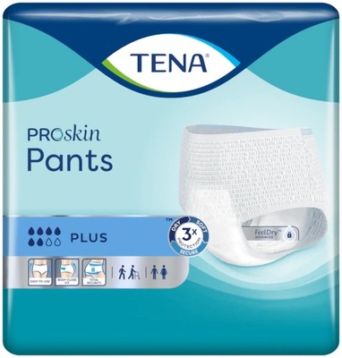 Majtki chłonne Tena Pants ProSkin Plus L 10 sztuk