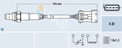 FAE 77340 SONDA LAMBDA  