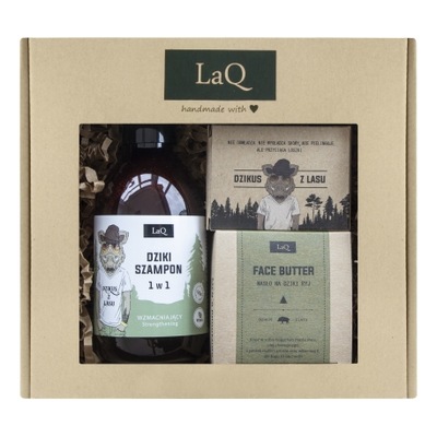 LaQ zestaw prezentowy Dzik szampon, masło, mydło