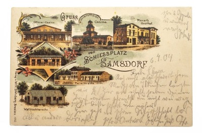 ŁAMBINOWICE - KASYNO, KOSZARY, WARTOWNIA 1904