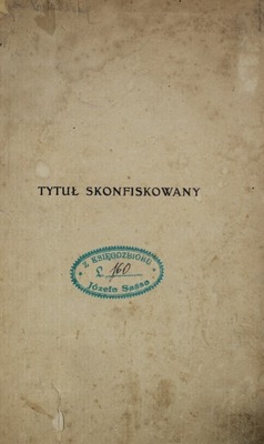 Tytuł skonfiskowany 1905 r.