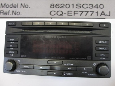 Subaru forester iii радио cd чейнджер na 6 дисков фото №1