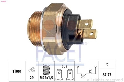 JUTIKLIS WENTYL. 87- 77ĹTC|2STYK 1.850.007 EPS 7.5007 