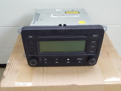 VW GOLF V TOURAN I 1K0035186L РАДИО CD GRUNDIG