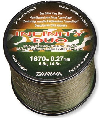 ŻYŁKA DAIWA Infinity Duo Camo 0,31mm/ 7.6kg 1210m