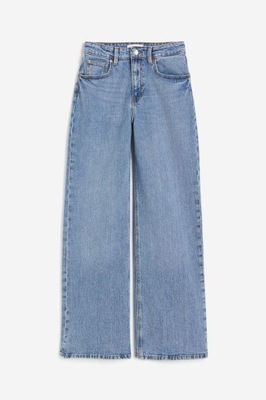 H&M 38/M, Wide High Jeans