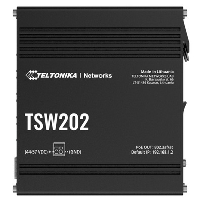 Przemysłowy zarządzalny przełącznik PoE Teltonika TK-TSW202
