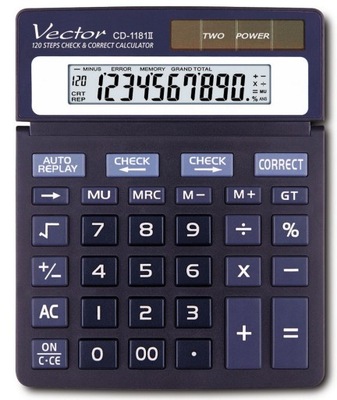 Kalkulator VECTOR CD 1181 II