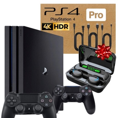 Sony PS4 PRO Konsola PlayStation 4 1TB 4K | 2x PAD | Prezenty | GWARANCJA |