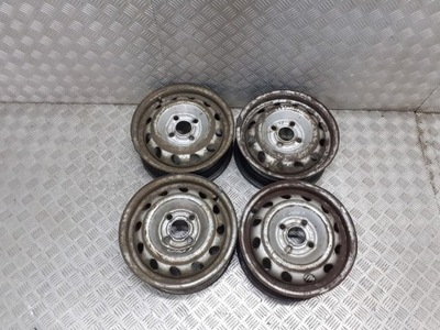 LLANTAS 13” ACERO JUEGO OPEL CORSA B  