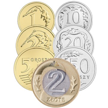 Zestaw monet obiegowych 2024 r.