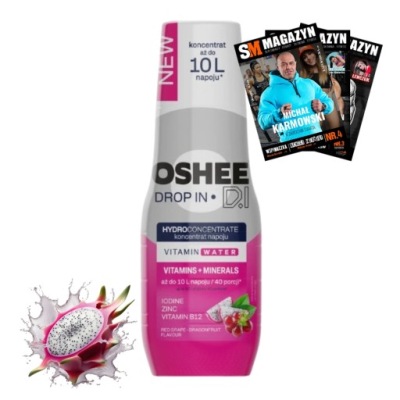 OSHEE DROP IN HYDROCONCENTRATE ZERO VITAMIN WATER VITAMINS + MINERALS 500ml