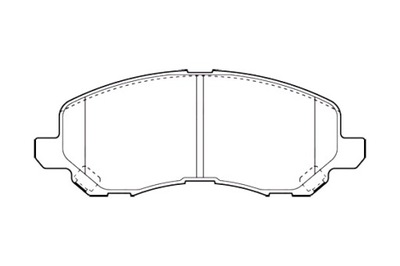 VALEO ZAPATAS DE FRENADO MITSUBISHI LANCER 03-  