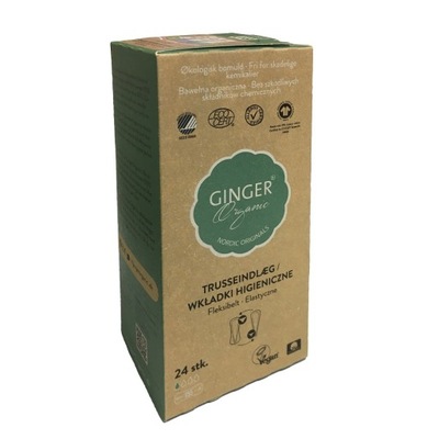 Ginger Organic Pantyliners wkładki higieniczne 24szt P1