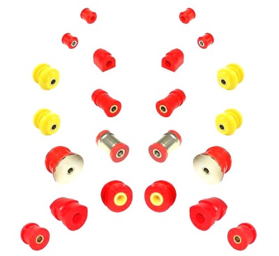 SET BUSHINGS INSERTS SWINGARM FRONT REAR BMW 3 E36  